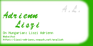 adrienn liszi business card